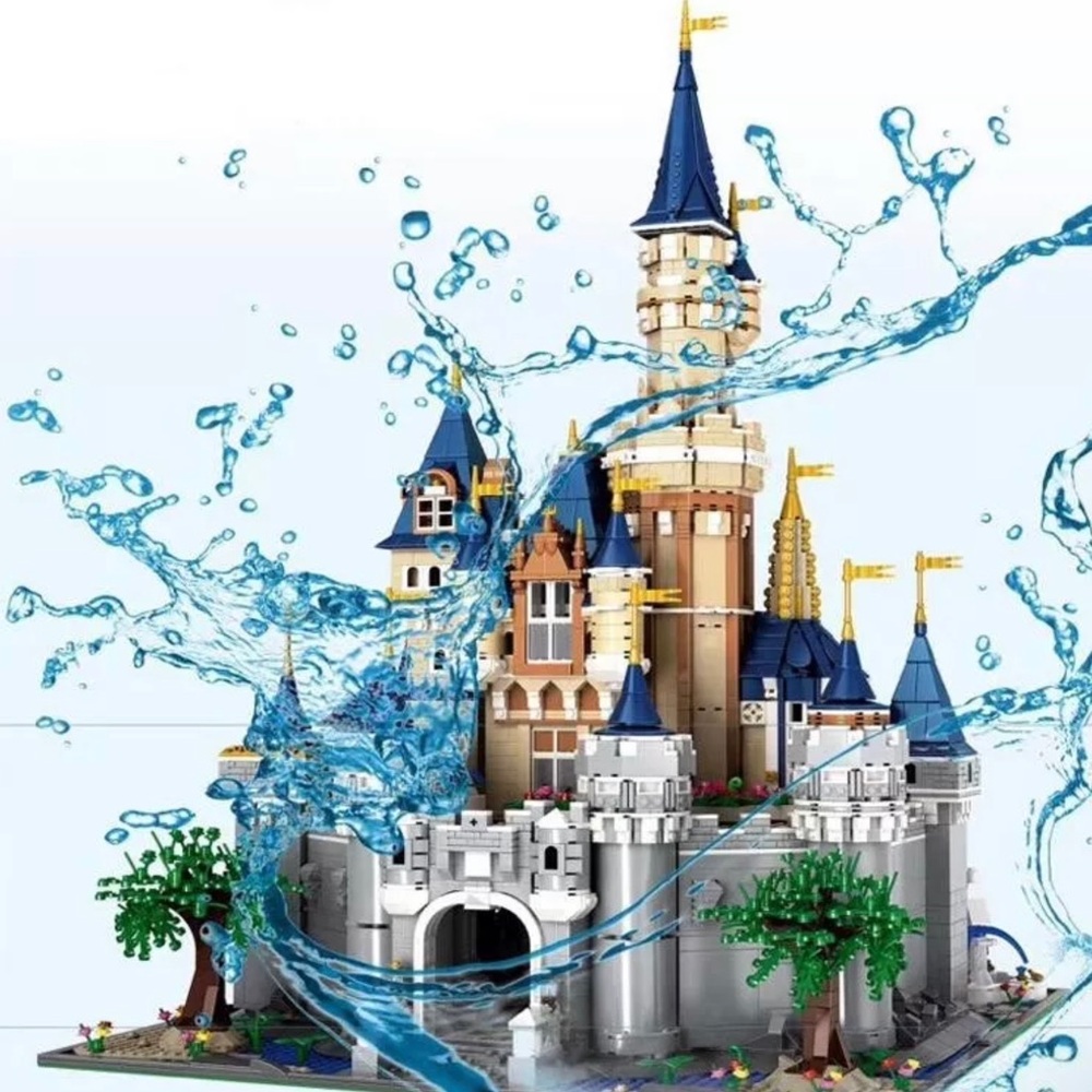 Walt Disney Princes Paradise Castle Building Block Set 8338+ pc Mould King 13132 - Picture 4 of 5